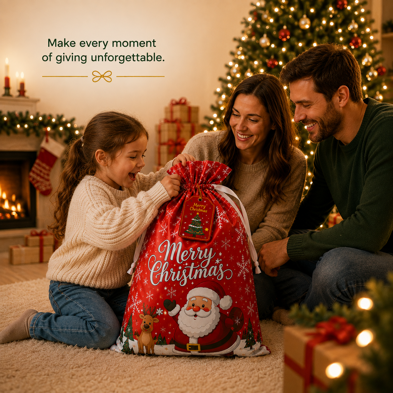 Bundle & Bow™ Christmas Gift Bag Set